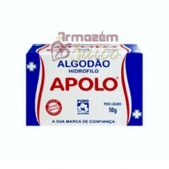 Foto Caixa de Algodão Apolo - 50 Gr